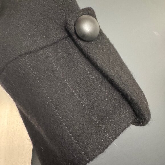 Brand New, never worn, Lerario Beatriz Black Wool Coat!!!! - Picture 6 of 16